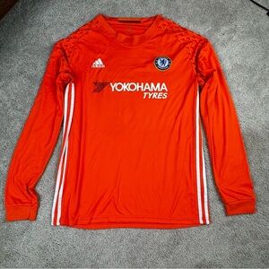 2014/15 CHELSEA FC #13 COURTOIS GK SOCCER JERSEY FOOTBALL SHIRT ADIDAS SIZE CL